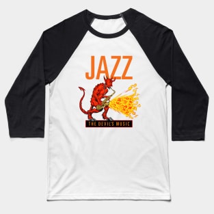 Jazz – The Devil’s Music Baseball T-Shirt